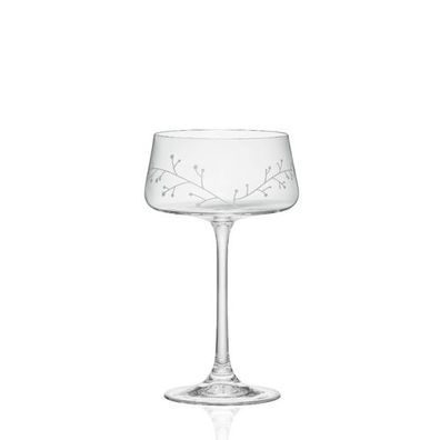 Sektschale Sektglas Frozen 2 x 220 ml klar Kristallglas Bohemia Crystalex