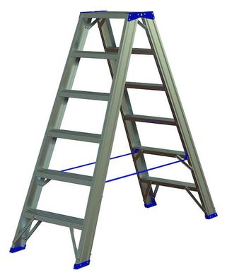 1St. Protec. class PASSL26 Alu-Stufenstehleiter 2x6