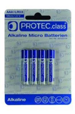 1St. Protec. class PBAT AAA Micro Batterien 4er Blister