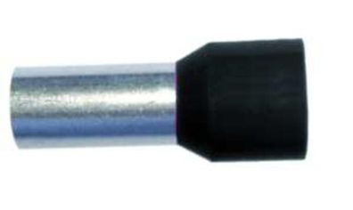 100St. Protec. class PAEH 150/10 Aderendhülsen isoliert 1,5 mm/10 schwarz