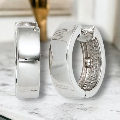 Creolen rund 925 Sterling Silber Ohrringe Silberohrringe Silbercreolen