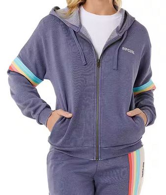 RIP CURL Women Hoodie Surf Revival Zip Thru blue