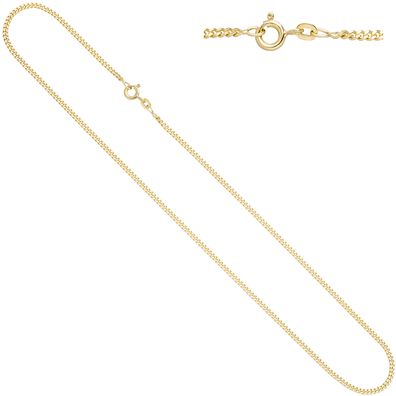 Panzerkette 333 Gelbgold 2,1 mm 45 cm Gold Kette Halskette Goldkette Federring