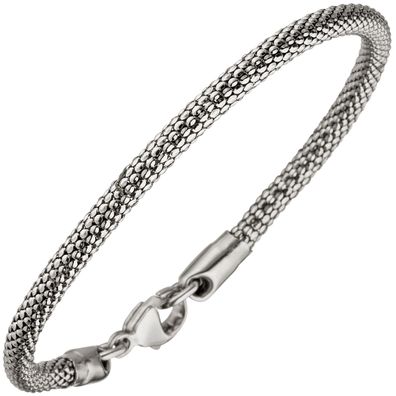 Armband 925 Sterling Silber rhodiniert 19 cm Silberarmband Karabiner
