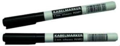 1St. Protec. class PKMP1 Kabelmarker Perm 1 mm Schwarz
