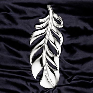 Anhänger Feder 925 Sterling Silber Silberanhänger