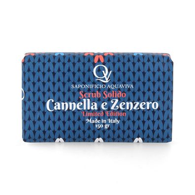 Saponificio Aquaviva Limited Edition Canella & Zenzero Peeling Seife 150 g