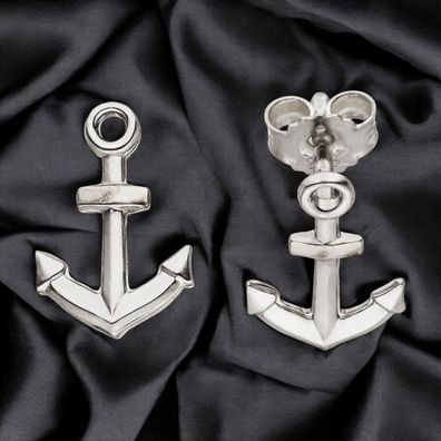 Ohrstecker Anker 925 Sterling Silber Ohrringe Silberohrringe Ankerohrstecker