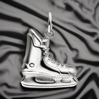 Anhänger Schlittschuh 925 Sterling Silber Silberanhänger