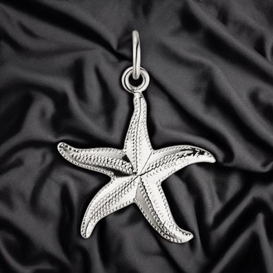 Anhänger Seestern 925 Sterling Silber Silberanhänger