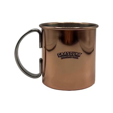 Grasovka Bisongrass Vodka Moscow Mule Becher – kupferfarbener Cocktailbecher, n