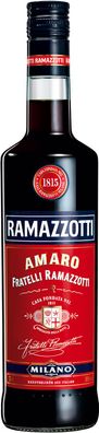 Ramazzotti Amaro italienischer Kräuterlikör 0,7l 700ml (30% Vol) -[Enthält Sulf
