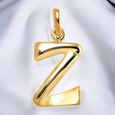 Anhänger Buchstabe Z 375 Gold Gelbgold Buchstabenanhänger