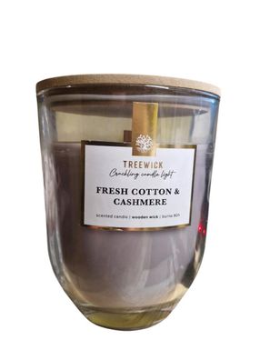 Treewick XL Duftkerze Fresh Cotton &amp; Cashmere