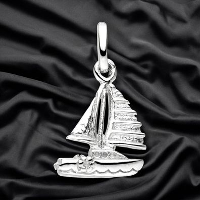 Anhänger Segelboot 925 Sterling Silber
