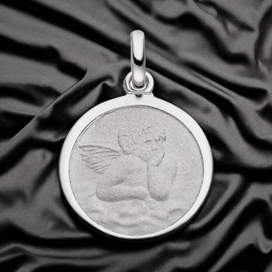 Anhänger Engel 925 Sterling Silber matt