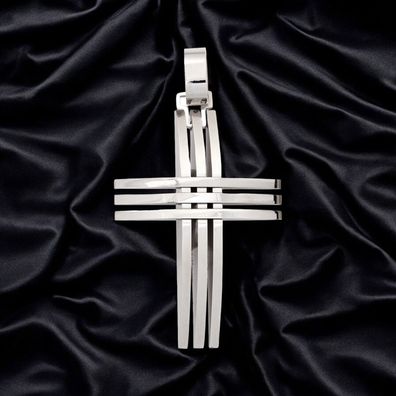 Anhänger Kreuz Edelstahl Kreuzanhänger Edelstahlkreuz
