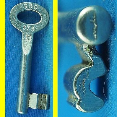 Börkey 950 Einsteckschloss Schlüssel System Pegau / Weissensee Profil 67K