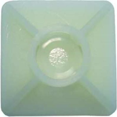 100St. Protec. class PKB-BS 19X19 Befestigungssockel natur selbstklebend