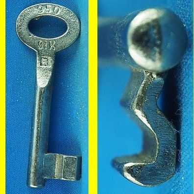 Börkey 950 Einsteckschloss Schlüssel System Pegau / Weissensee Profil 91K