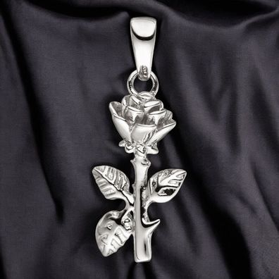 Anhänger Rose 925 Sterling Silber Silberanhänger