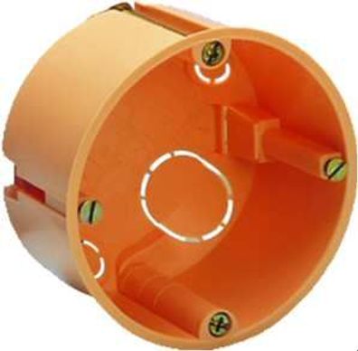 25St. Protec. class PHSD 6847 Schalter-Hohlwanddose flach orange 47 mm