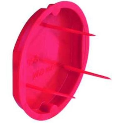 50St. Protec. class PSSD R60 Signaldeckel für Schalterdose 60 mm rot