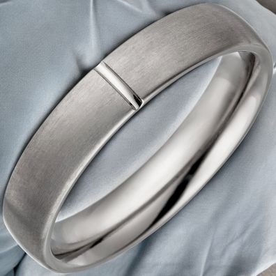 Partner Ring aus Titan matt Partnerring Titanring