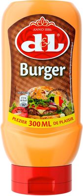 D&L Burger Sauce 6x 300ml Squeeze belgische Burgersauce cremig fein würzig