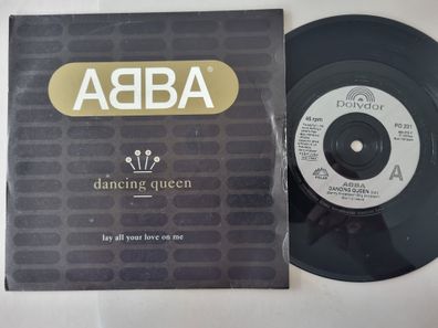 ABBA - Dancing queen/ Lay all your love on me 7'' Vinyl UK