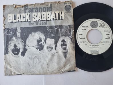 Black Sabbath - Paranoid 7'' Vinyl Germany Totally WORN COVER!