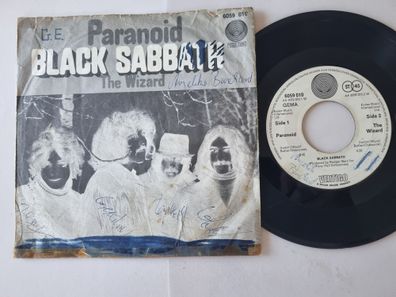 Black Sabbath - Paranoid 7'' Vinyl Germany READ FOR Condition!!/ WORN COVER