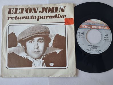 Elton John - Return to paradise/ Big dipper 7'' Vinyl Holland
