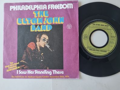 Elton John - Philadelphia freedom/ I saw her standing there 7'' Vinyl/CV Beatles