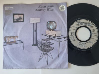 Elton John - Nobody Wins 7'' Vinyl Germany