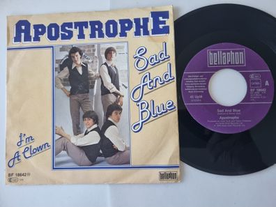 Apostrophe - Sad and blue 7'' Vinyl Germany
