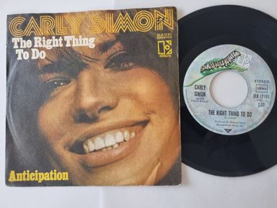 Carly Simon - The right thing to do/ Anticipation 7'' Vinyl Germany