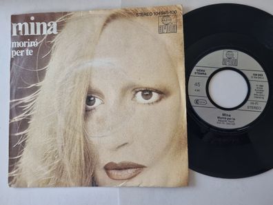 Mina - Morirò per te 7'' Vinyl Germany