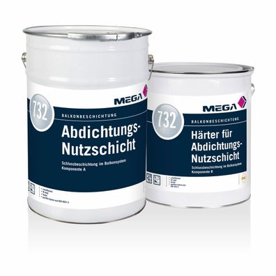 MEGA 732 Abdichtungs-Nutzschicht 13 kg transparent