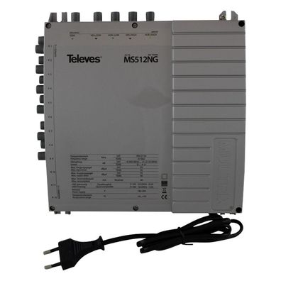 1St. Televes MS512NG 5 in 12 Guss Multischalter Multrix mit