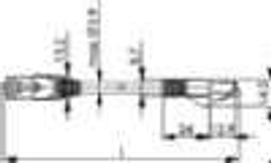 0,25m Teleg. L00000A0237 MP8 FS500 Patchkabel Cat.6A ISO LS