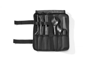 Hendi Anrichteset 6teilig aus Edelstahl mit Schutztasche