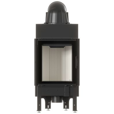 Kamineinsatz aus Stahl KRATKI NADIA 7 kW Ø 200 mit Türfeder