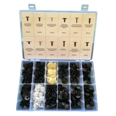 Kunststoffclip Set 340 teilig für Türverkleidung und Innenraum