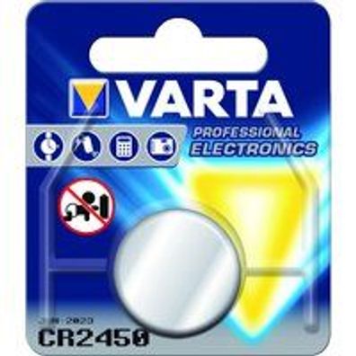 1St. Varta CR 2450 Varta Electronics CR 2450 1er Blister