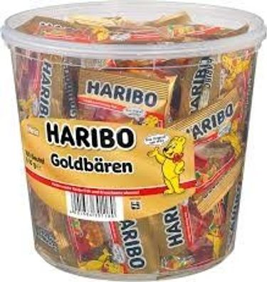 Haribo Goldbären Ananas, Apfel, Erdbeere, Himbeere, Zitrone Süßigkeiten 100 Stück à 1