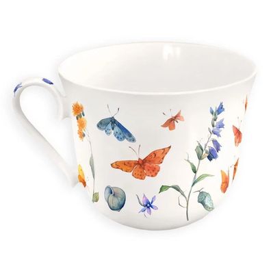 Tasse Schmetterlingswiese, Graetz-Verlag - Kaffeetasse Teetasse Geschenkidee