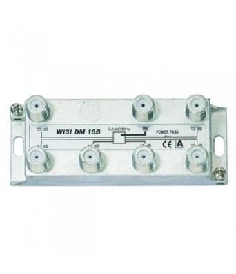 1St. Wisi DM16B Verteiler 6fach 5-2400MHz 13dB