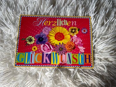 Postkarte * Herzlichen Glückwunsch * 8129-33A