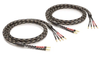 Viablue SC-4 Silver / HighEnd Speaker-Kabel / bi-wiring / crimped / Cobra